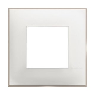BTicino Cover plate - 2 modules — R4802WS