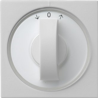 Gira Cover with toggle switch for time switch and blind switch or button grey matt (laquered) — 0666015