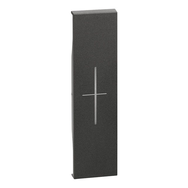 BTicino STOP symbol silk-screen printing for shutters - 1 module - Black — KG06MH