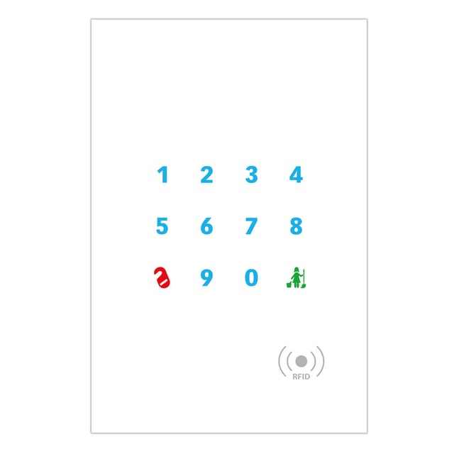Blumotix Doory Plus - Numeric Keypad with RFID reader for Access Control cover — Doory Plus - Numeric Keypad with RFID reader for Access Control — BX-F-R12VWHRF