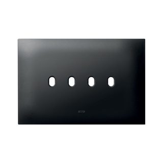 AVE NEW STYLE S44 SMART METAL PLATE, MATT GREY COLOUR – 4 CONTROLS – 4 MOD. — 44PSMN04GTK