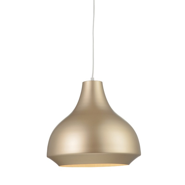 ACA Lighting NETTO PENDANT 1ΧΕ27 METALIC BRONZE Φ35XH135CM HAVANA — KS080335GT