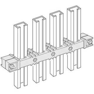 BTicino Busbar insulator (intermediate) vertical/horizontal for 2 busbar — 91881/2