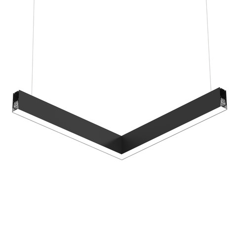 Flos In-Finity 35 Suspension Down Flat Corner 3000K Micro-Prismatic Diffuser — manufacturer representative image