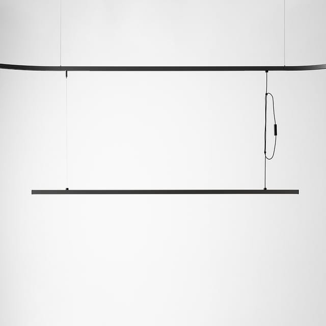 Artemide Turn Around - Diffused Linear Pendant - 1200mm - 2700K - Titanium — TD31022