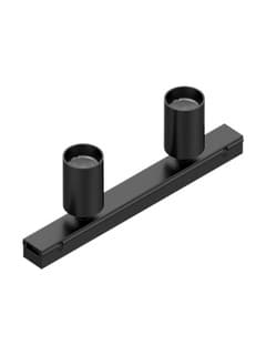 Zambelis 22252 MINI TRACK EYES LED 2,6W 3000K 48V BLACK FOR 24V MINI SURFACE MAGNETIC SYSTEM 11MM