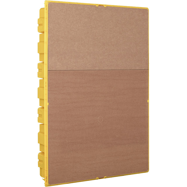 BTicino Flush-mounting box (yellow) 3x18 modules for LINEA SPACE and E215 series switchboards — F315S54