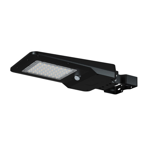 ACA Lighting LED STREET SOLAR LUMINAIRE WITH SMART SENSOR 20W 3CCT IP65 140°X70° Ra≥80 — manufacturer representative image