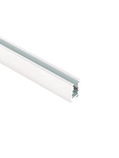 Zambelis 2501-W SURFACE MAGNETIC TRACK 5MM, 1M WHITE MATT