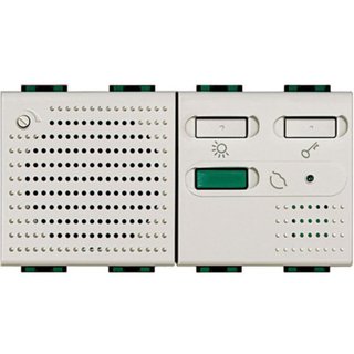 BTicino Electronic bell - 3 different sounds - with front volume adjustment - 12 Vac/dc — N4355/12