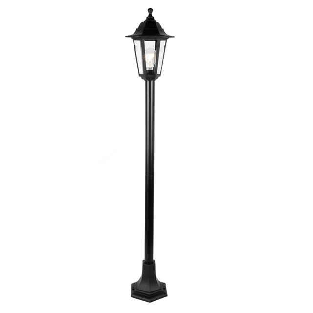 ACA Lighting 6S PLASTIC FLOOR GARDEN BLACK LUMINAIRE 100CM Ε27 IP44 — PLGQ5B