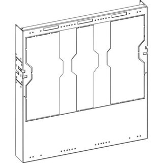 BTicino Frame for M160-250 with earth leakage module fixed version — 9062TR/TN
