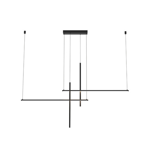 ACA Lighting PENDANT LAMP SAND BLACK ALUMINUM+ METAL+ SILICON LED SMD 36W 3000K 1700LM IP20 — manufacturer representative image