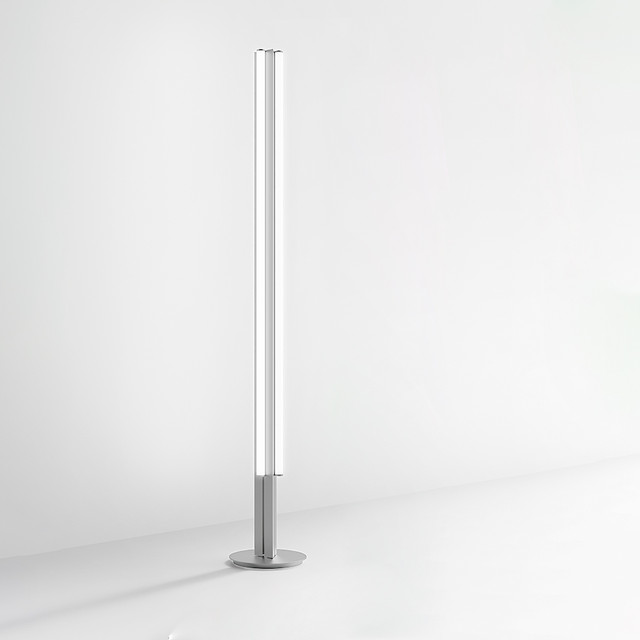 Artemide Dreispitz - Floor - 3 Diffused Emission - Silver - APP Compatible — 1860000APP