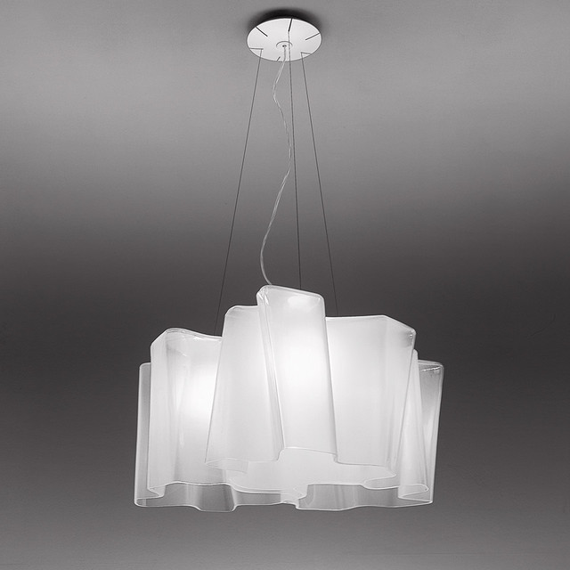 Artemide Logico Suspension 3x120° - Fumè Diffuser — 0454010A — manufacturer representative image