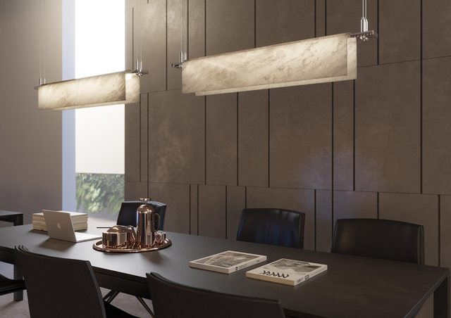United Alabaster LOFT — alabaster pendant luminaire