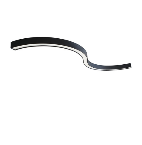 Viokef Linear Ceiling L2000 4000K Black Dim. Semi S — manufacturer representative image