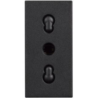 BTicino Italian standard socket 2P+E 16A 250 Vac (item sold in box packaging) — RG4180P