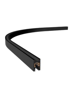 Zambelis 25162 SURFACE - PENDANT 5MM MAGNETIC CURVED TRACK D:600 BLACK ALUMINIUM