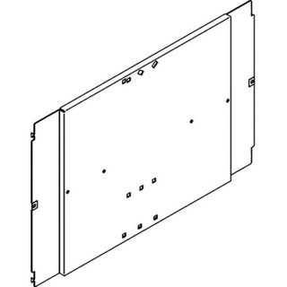 BTicino Fixing plate for M160-630E fixed version vertical for LDX-P, LDX400 and MDX400 — 9781PC/TN