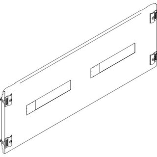 BTicino Front panel with screws 1/4 turn for 2 disconnectors MW250 850x300mm — 9761/2WQ