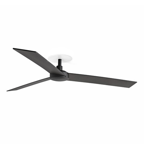 Faro Barcelona RUDDER RECESSED 3 L Black/walnut fan — manufacturer representative image