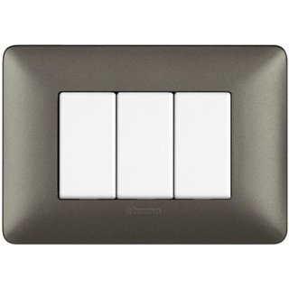 BTicino Cover plate 3 modules — AM4803MIR