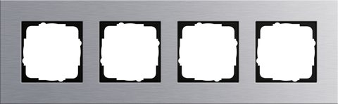 Gira Esprit cover frame aluminium (anodised) aluminium (anodised) — 021417