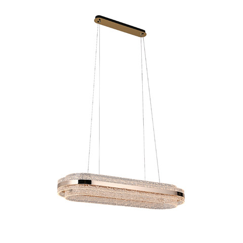 ACA Lighting ROSE -PENDANT LAMP ROSE GOLD METAL LED SMD 60W CCT 2700K-3000K-4000K 4800LM IP20 — manufacturer representative image