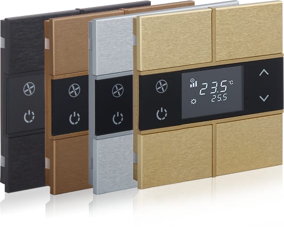EAE Rosa Metal 1-Fold Thermostat – Bronze, Icons