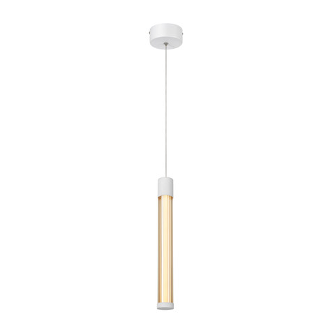 ACA Lighting CANDELERA-PENDANT LAMP SAND WHITE ALUMINIUM LED SMD 7W CCT 490LM IP20 85X1500MM — manufacturer representative image