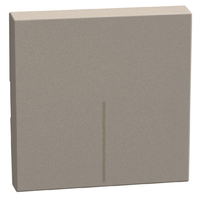 BTicino lightable key cover 2 modules stone, rocker — YG4915M2