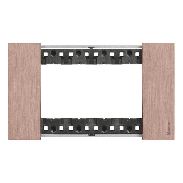 BTicino 4 modules Living Now plate — KA4804ZM