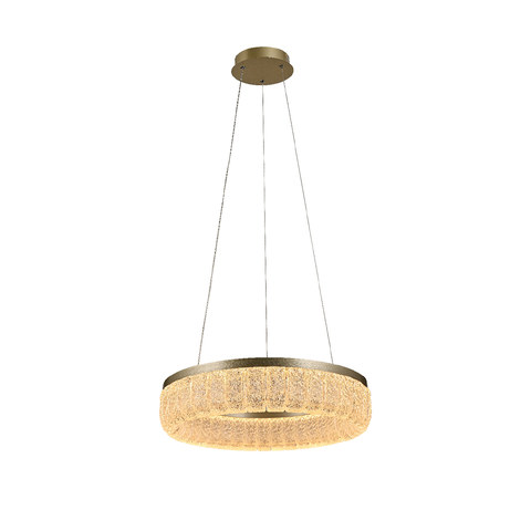 ACA Lighting RING -PENDANT LAMP GOLD METAL LED SMD 36W CCT 2700K-3000K-4000K 3000LM IP20 — manufacturer representative image