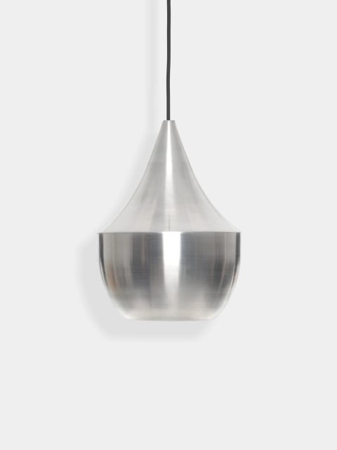 Tom Dixon Unbeaten Fat Pendant | Brushed Aluminium — BLS02A-PEUM5