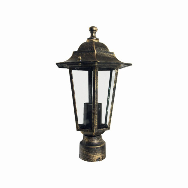 ACA Lighting HEAD FOR SMALL COLUMN GOLD-BLACK — HI6024GB