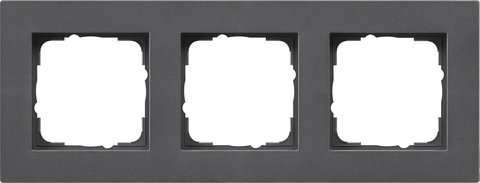Gira E2 cover frame for flat installation anthracite anthracite — 0213235
