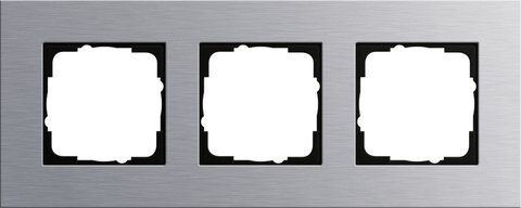 Gira Esprit cover frame aluminium (anodised) aluminium (anodised) — 021317