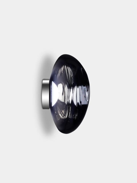 Tom Dixon Melt Medium Surface Light | Smoke Polished Polycarbonate — MESS03SM-WEUM2