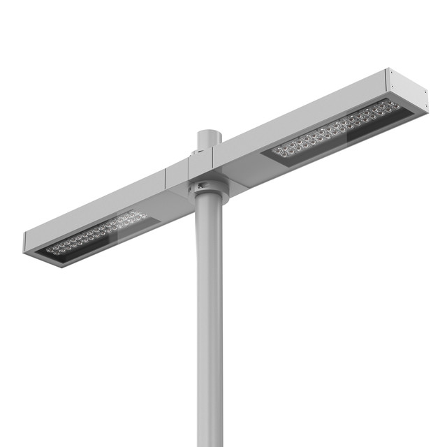 Flos Dooku 600 Double Top Pole Ø76 mm Asymmetric Optic Dimmable Dali — FA53916006-300 — manufacturer representative image
