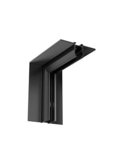 Zambelis 25226 TRIMLESS VERTICAL CORNER FOR MAGNETIC TRACK 6MM SANDY BLACK