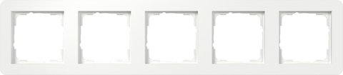 Gira E1 cover frame pure white matt pure white matt — 0215151