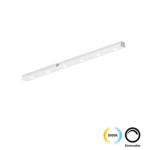 Viokef Linear Antiglare L300 White Slim Magnetic — manufacturer representative image