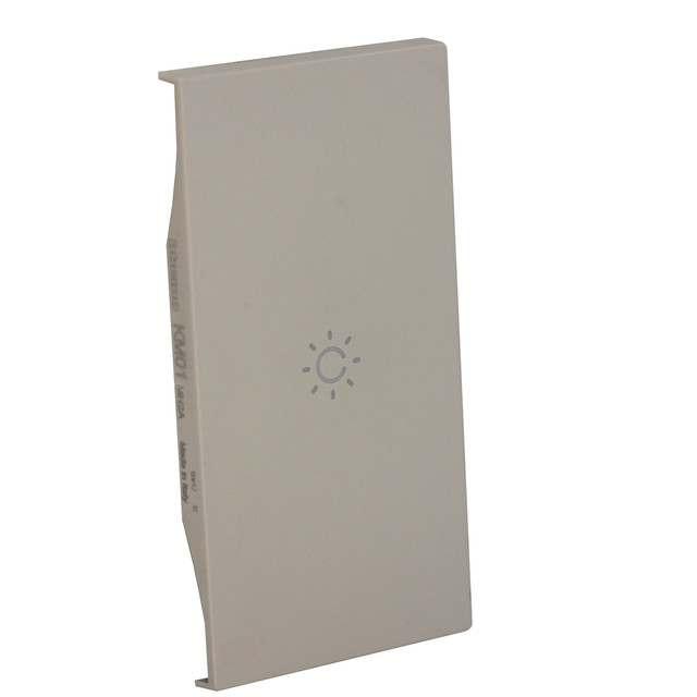 BTicino Lightable cover, 2 modules - Light/WAKE UP symbol. For devices item K4672M2L and K4652M2. Sand — KM01MH2A