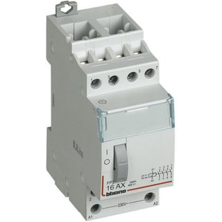 BTicino Pulse operated latching relay - In=16 A - Vn=24 Vac - 4NO - 2 modules — FP2A4N24