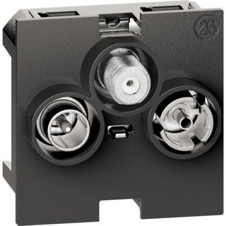 BTicino Star demixed TV-R-SAT sockets for DVB-T — K4210M2D