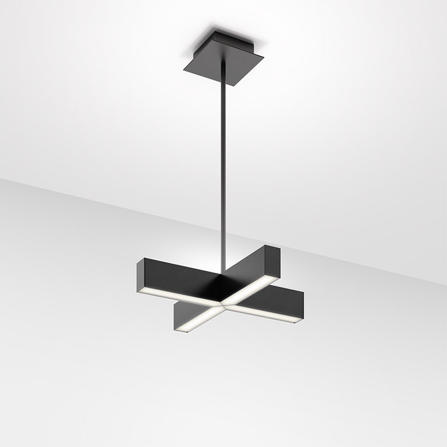 Artemide Tetras - Medium - Diffused Emission - 3500K - Black — manufacturer representative image