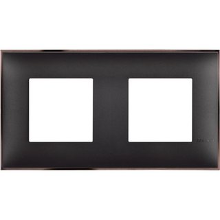 BTicino Cover plate - 2+2 horizontal/vertical installation modules — R4802M2BH