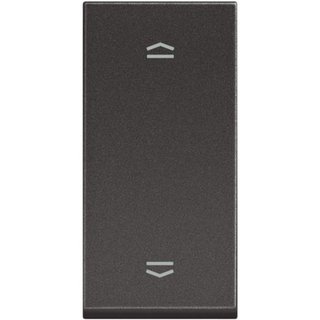 BTicino Double pushbutton 1P (NO) + 1P (NO) 10A - 250Vac interlocked — RG4037N