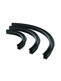 Zambelis 22098 TRIMLESS CURVED TRACK D:900 MM SANDY BLACK